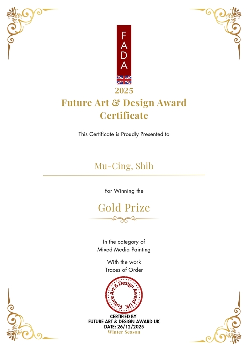 狂賀！本系史沐晴同學榮獲Future Art & Design Award UK 英國未來藝術設計獎 金獎圖片